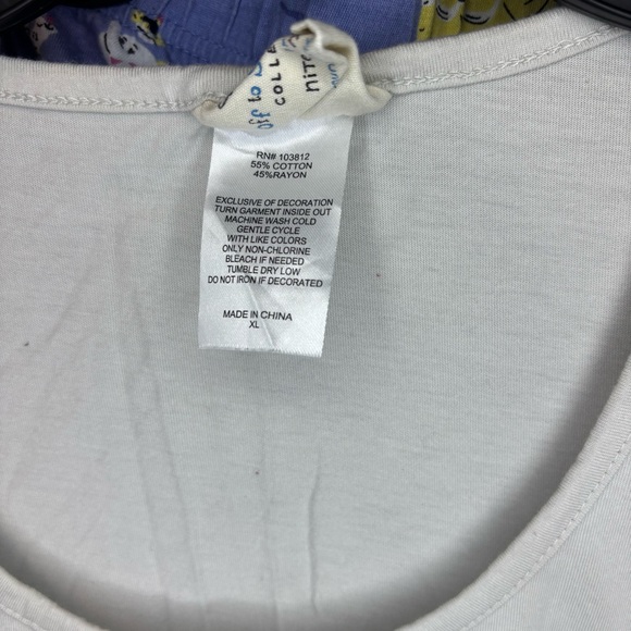 Nite + Nite Disney Beauty & the Beast Women's Pajama Set Size XL - Picture 4 of 10